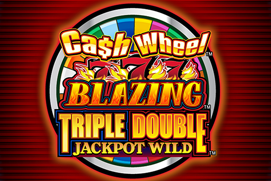 Cash Wheel Blazing 777 Triple Double Jackpot Wild